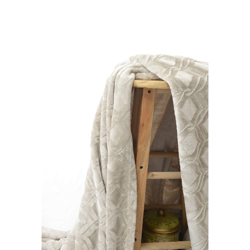 long rich HappyCare Textiles HCT BKT-001 Ultrasoft Diamond Pattern Embossed