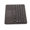 Wireless Keyboard Detachable Durable Computer Accessories with Artificial Leather CoverBlack