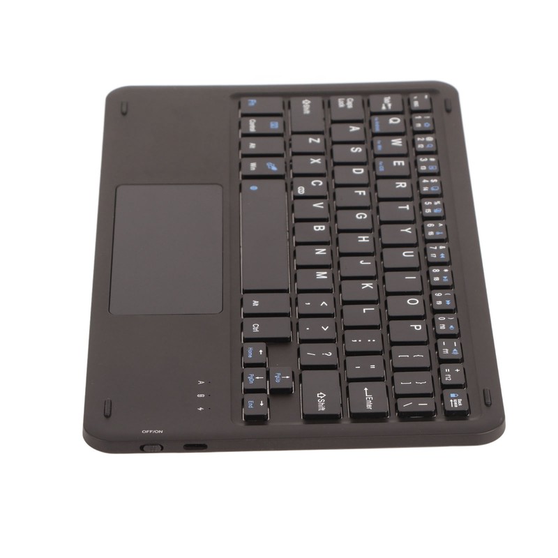 Wireless Keyboard Detachable Durable Computer Accessories with Artificial Leather CoverBlack
