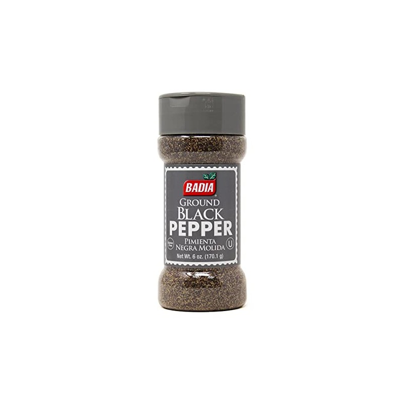 Badia Black Pepper Ground, 6 Ounce