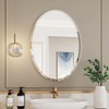 KOHROS Bathroom Mirrors for Over Sink - Oval Frameless Mirror