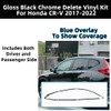 Window Trim Chrome Delete Blackout Overlay Kit Pre-Cut Vinyl Compatible