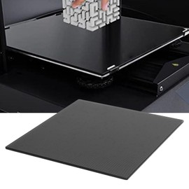 3D Printer Glass Bed for Voron, 250 X 250 X 4mm High Adhesion 3D Printer Platform, Carbon Crystal Glass Plate Build Surface, Easy Demoulding, 3D Printer Accessories