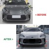 Gloss Black Front Bumper Spoiler Lip Splitter for Toyota GR86