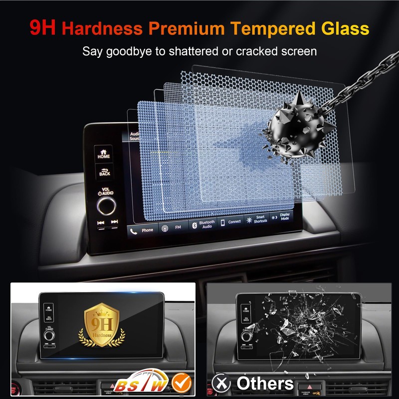 BSTW 2025 Honda Pilot Screen Protector - 9H Anti-Scratch Tempered