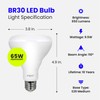 Feit Electric BR30 LED Light Bulbs, 65W Equivalent, Non Dimmable,