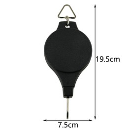 Tegg Plant Pulley Black Heavy Duty Easy Reach Retractable Plant Hanger Pulley Hook for Hanging PlanTeg Plant Pulley Black Heavy Duty Easy Reach Retractable Plant Hanger Pulley Hook for Hanging Plan