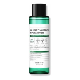 Some by Mi AHA BHA PHA 30 Days Miracle Toner 150ml Trata el Acné, Exfolia y Controla el Sebo