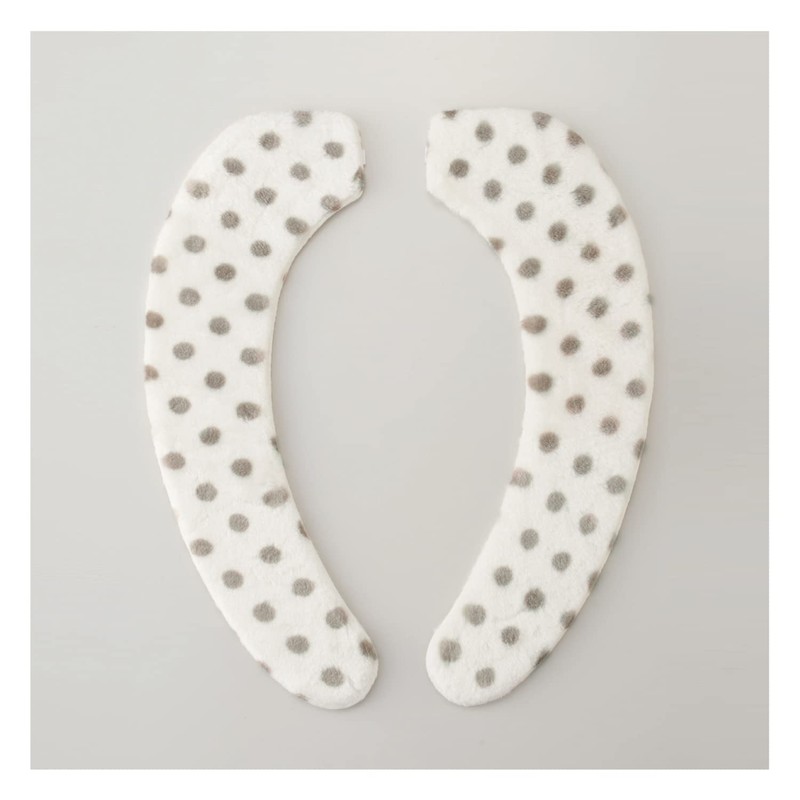 Kokubo Kogyosho Petapon Fluffy Toilet Seat (Boa Type, 1 Pair)