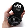jojofuny 1pc Rhinestone Earphone Storage Case Portable Data Cable Organizer