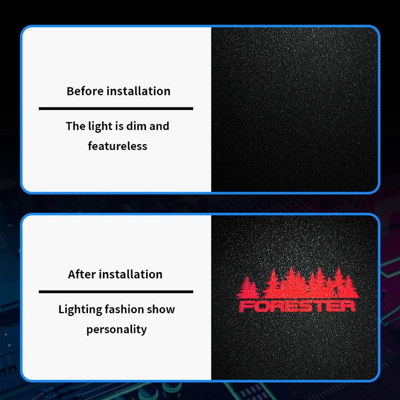 2 pcs Non-Fading LED Car Door Logo Lights Courtesy Projector