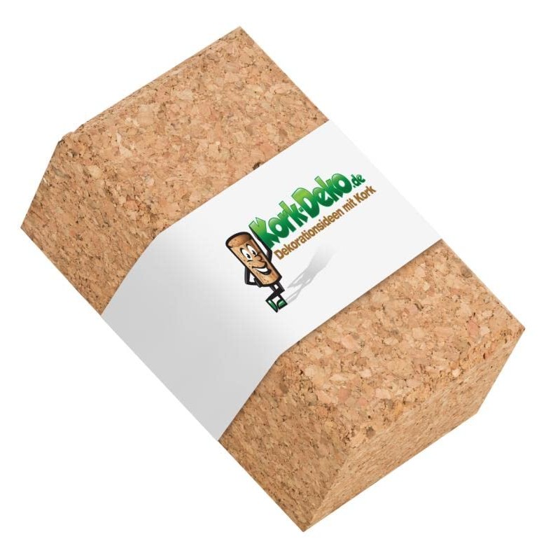 5 x cork sanding blocks with rounded edges, 10 x