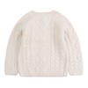 Peecabe Toddler Girl Sweaters Cable Knit Long Sleeve Crewneck Chunky