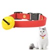 Iwamatu Cat Collar Bell, Red, Cat Collar, Includes Yellow Bell,