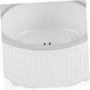 Levemolo Desktop Trash Can Simple Press Garbage Storage Bin for
