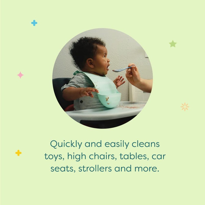 Babyganics Toy, Table & Highchair Wipes, 25 Count, 3 Pack