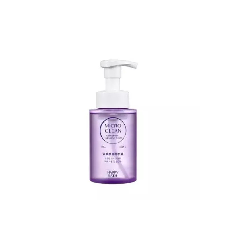 Happybath 해피바스 마이크로 클린 딥 버블 클렌징폼 300ml 2개 Happybath