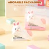 Honagu Cute Stapler, Cartoon Stereoscopic Silicone Stapler, Desktop Stationery Gift