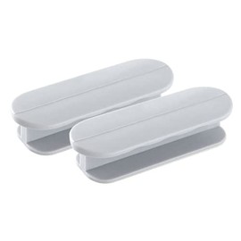 ShysTech Self-Adhesive Pull Handles 4 Pack, Handle Helper for Kitchen Cabinet Knobs Drawer Window Sliding Closet Push Pull Helper Stick-on Handles (Grey)