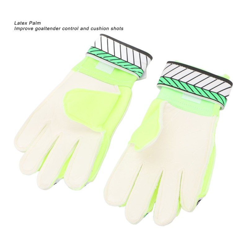 1 Pair Kids Soccer Gloves Latex Collision Resistance Football Goalkeeper