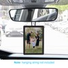Srandme Car Picture Frame, Leather Vehicle Sun Visor 4x6 (Standard