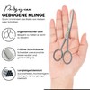 Beard Scissors - Rounded Tip - Ergonomic Design - Made