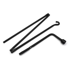 SMT- Car Tire Replacement Repair Jack Spare Lug Wrench Tire Tool Kit w/Bag Compatible with 05-13 Tacoma [P/N: ET-CAR-TIRE002-BK]