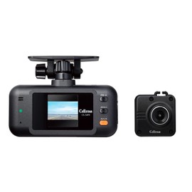 Cellstar CS-54FH Dash Camera, Front and Rear 2 Cameras, 2 Megapixels, FullHD/HDR, 1.44 Inches, MicroSD (32 GB), Parking Monitoring Function, GPS Notification Function (Free Data Updates), Made in