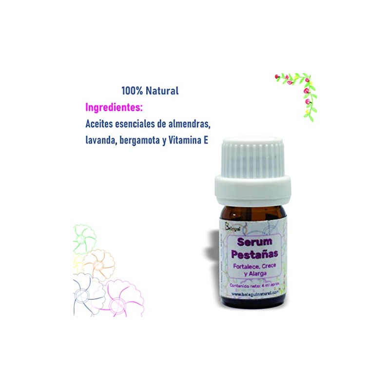 Serum Pestañas Beleguí. Alarga, Crece, Fortalece tus Pestañas y Cejas.