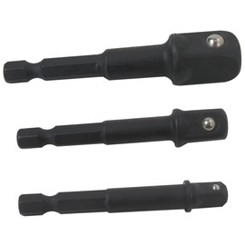 Upgraded Socket Adapter Set (3 Pack) Replacement Compatible for Dewalt Shockwave Impact Hex Tool models DW2541IR, DW2542IR, and DW2547IR -1/4", 3/8", 1/2"