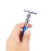 Man Shaving Razor Classic Double Edge Razor and Base Safety
