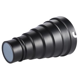 Studio Lighting Kit, Snoot with and Color Filters for Elinchrom Mount Strobe, Aluminum Alloy, Replacement for Impact EX, Calumet Genesis