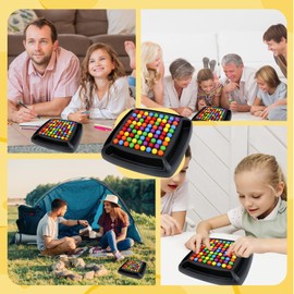 GUTERTOP Intellectual Chessboard Double Duel, Rainbow Ball Board Games, Rainbow Ball Chessboard Strategy Games for Children Adults