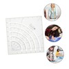 LIFKOME Multifunctional Transparent Acrylic Sewing Ruler Quilting Cutter with Measurement
