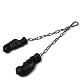 KORIKAHM Cable Machine Attachment with Upgraded Ergonomic Gym Handles, LAT Tricep Rope Pull Down Attachment,Exercise Handles for Home Gym Workout (Tricep Rope 36")