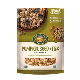 Nature's Path Organic PUMPKIN SEED + FLAX Granola Fiber Protein 35.3 oz 1 BAG