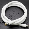 Silicone Shower Hose with Spare Washers, Anti-Kink Designed Replacement Handheld