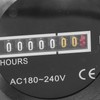 Round Hour Meter PC High Accuracy Quartz Mechanical Hour Meter