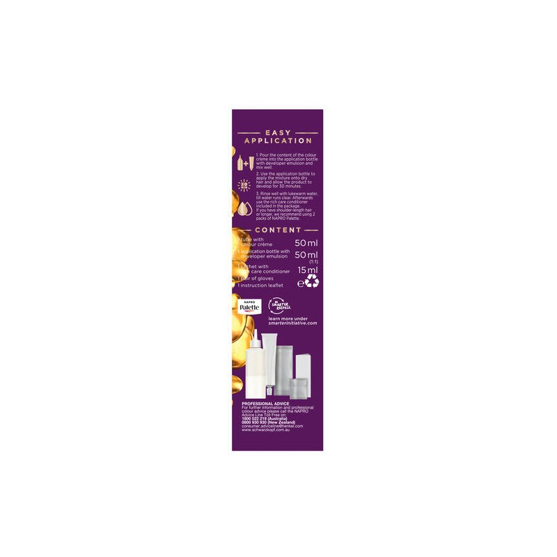 Napro Palette Permanent Hair Colour 5-13 Medium Ash Brown