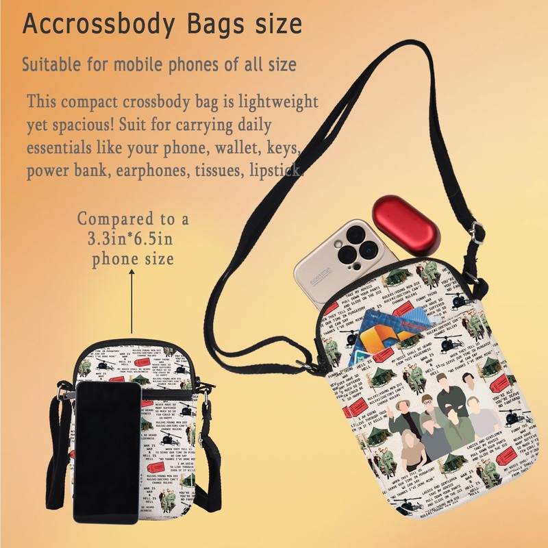 AATOP 70s Tv Show Inspired Crossbody Bag Korean War Tv