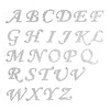 Pack of Cursive Alphabet 26 Letters A to Z Clear