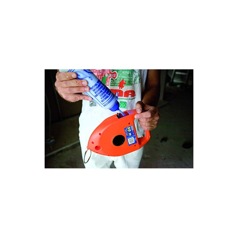 EDMA Line 50 M Chalk Line with Large Handle Red