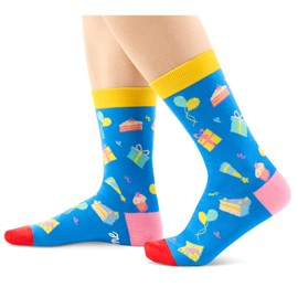 Zmart 33th Birthday Gifts Ideas - 33th Birthday Socks for Women Men 33 Year Old Socks for Man Woman, Gifts for Guys Turning 33