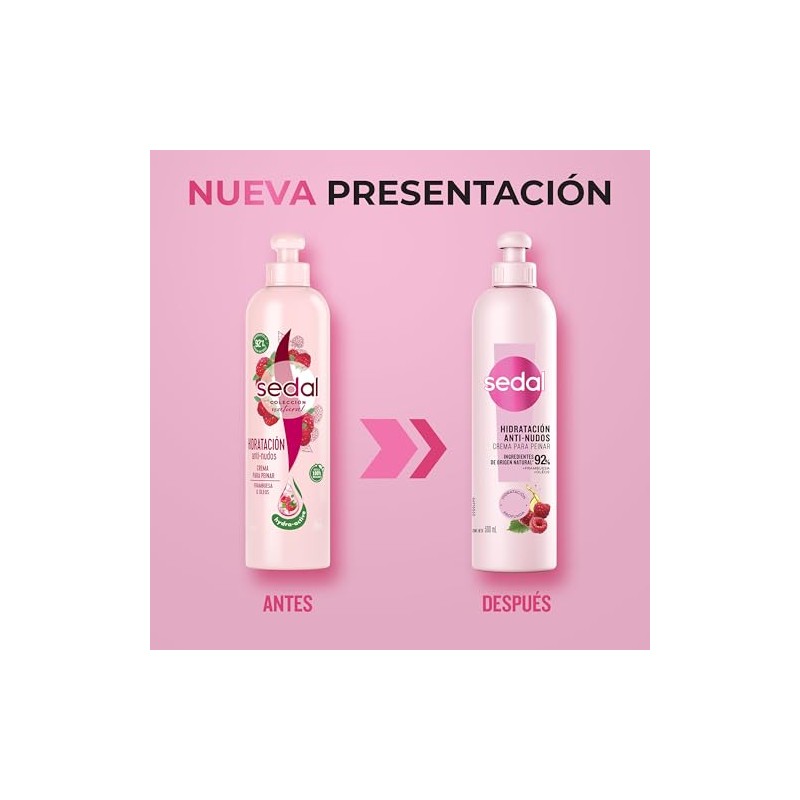 Crema para Peinar Sedal Hidratación Anti-Nudos 300 ml