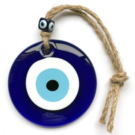 Big Turkish Blue Evil Eye Hanging Car Charm Ornament Accessory Rear Glass Blessings Protection Faith Reflect Negative Energy Gifts Party Favor for Weddings Wall Decor Amulet House Decoration