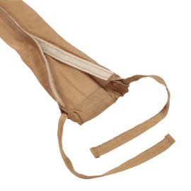 Aspen Creative 15014-21A, 6' Camel Faux Silk Fabric Cord & Chain Cover, Easy to Install for Lighting Fixture, Cable Management, Lamp Wire Cover