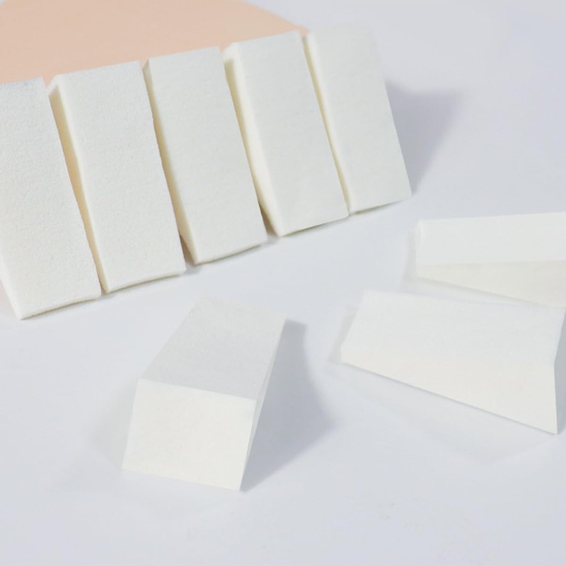 Alnicov 20pcs Nail Art Sponges Makeup Wedges Triangle Shape Cosmetic