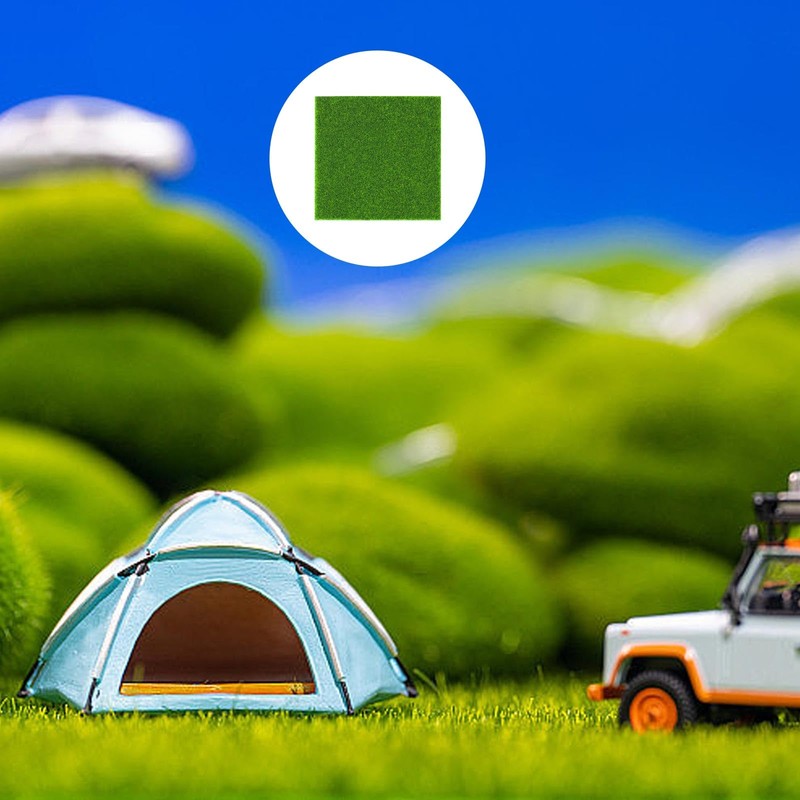 HUANR Artificial Grass for Crafts, Pack of 10 Artificial Grass