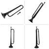 B Flat Plastic Bugle Cavalry Trumpet with Mouthpiece for Children