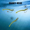 Reaction Tackle Tungsten Shaky Head Jigs for Bass Fishing -
